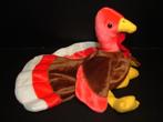 TY GOBBLES THE TURKEY KALKOEN UIT DE BEANIE BABY COLLECTION, Kinderen en Baby's, Speelgoed | Knuffels en Pluche, Nieuw, Overige typen