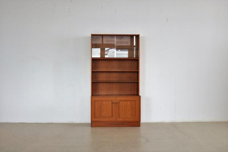vintage buffetkast | vitrinekast | jaren 60 | Zweden, Huis en Inrichting, Kasten | Buffetkasten, Gebruikt, 150 tot 200 cm, 25 tot 50 cm
