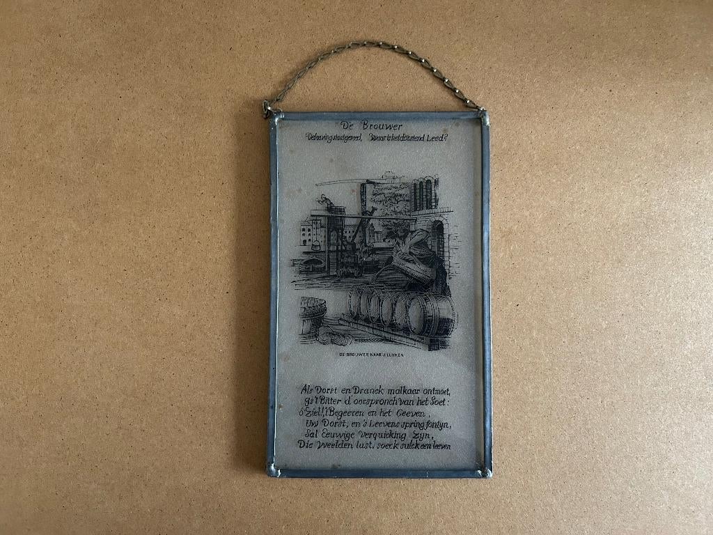 De brouwer wandborden/ raamlijstje/ raamhangers, Ophalen, Gebruikt