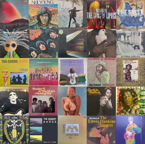 25 LP's Rock, Reggae, Jazz, Electronisch, Cd's en Dvd's, Vinyl | Pop, Gebruikt, 12 inch, Ophalen