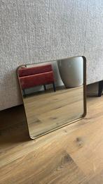Spiegel 40x40 goud Xenos, Huis en Inrichting, Ophalen, Minder dan 50 cm, Gebruikt, Vierkant