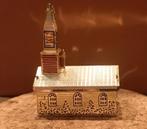 Goudkleurig mini kerkornament, Ophalen of Verzenden, Gebruikt