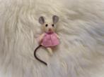 Baby muisje van viltwol - 7 cm - muizenhuis - blythe, Verzenden, Nieuw, Accessoires