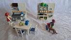 z.g.a.n Oude keuken, Playmobil poppenhuis, fornuis bordenrek, Ophalen of Verzenden, Zo goed als nieuw, Los playmobil