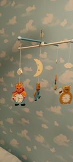 Vintage Retro Mobiel met houten katten figuren. (als nieuw), Ophalen of Verzenden, Zo goed als nieuw, Wanddecoratie