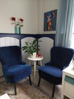 IKEA REMSTA FAUTEUIL Blauw, Huis en Inrichting, Stoelen, Ophalen, Hout, Twee, Blauw