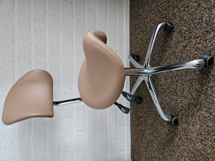 Tabouret ponyseat met rugleuning, Sport en Fitness, Massageproducten, Nieuw, Massagestoel of Kussen, Ophalen