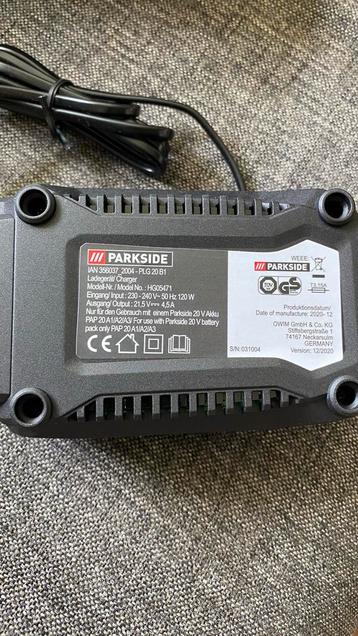 Parkside Acculader PLG 20 B1 beschikbaar voor biedingen
