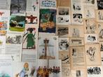 Vintage kinderboek illustraties 50 paginas, Hobby en Vrije tijd, Scrapbooking, Ophalen of Verzenden, Gebruikt, Papier of Karton