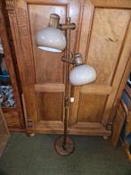 vintage mushroom staande lamp, 100 tot 150 cm, Gebruikt, Vintage, Hout