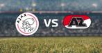 AJAX VS AZ KAARTJES, Tickets en Kaartjes, Losse kaart, Twee personen, Oktober