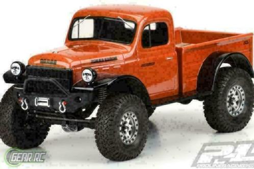 1946 Dodge Power Wagon Clear Body, Hobby en Vrije tijd, Modelbouw | Radiografisch | Overige, Nieuw, Ophalen of Verzenden