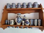 Merkelbach salzglasur handgemaakte mokkenset vintage, Antiek en Kunst, Antiek | Keramiek en Aardewerk, Ophalen