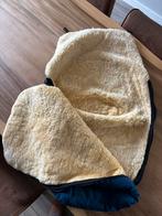 Texelse Schapenvacht Voetenzak Blauw, Ophalen of Verzenden, Zo goed als nieuw, 85 tot 100 cm, Slaapzak