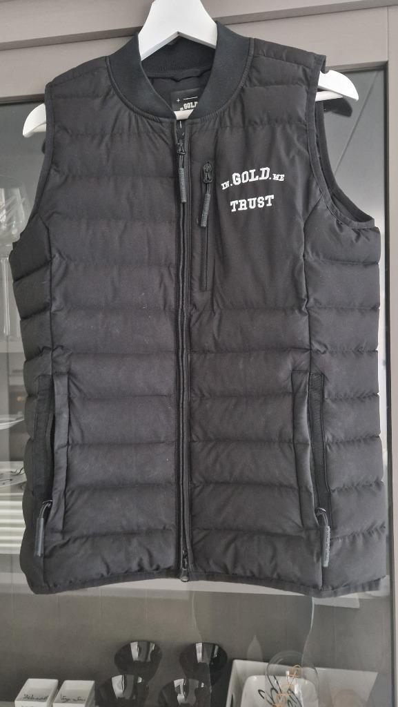 Gewatteerde bodywarmer van In Gold We Trust maat S, Kleding | Heren, Bodywarmers, Nieuw, Maat 46 (S) of kleiner, Zwart, Ophalen of Verzenden