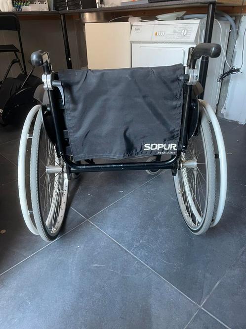 sopur starlight rolstoel, Diversen, Rolstoelen, Gebruikt, Handbewogen rolstoel, Inklapbaar, Ophalen