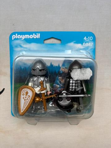 Playmobil 6847 Zwarte en zilveren ridder  beschikbaar voor biedingen