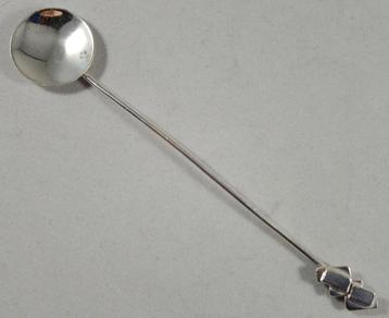 Theelepel Nijmegen massief 925 zilver beschikbaar voor biedingen