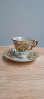 Theekopje vintage parelmoer porselein, Antiek en Kunst, Antiek | Servies los, Ophalen