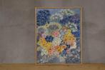 schilderij bloemen gesigneerd  olieverf op doek, Antiek en Kunst, Kunst | Schilderijen | Modern, Ophalen of Verzenden