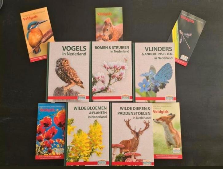 Natuur boeken en veldgidsen postcodeloterij - Complete Set, Boeken, Natuur, Nieuw, Natuur algemeen, Ophalen of Verzenden