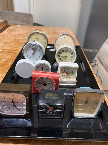 Vintage Wekkers - Diverse Stijlen en Merken beschikbaar voor biedingen