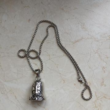 Gremlin Guardian Bell Iron Cross RVS met ketting beschikbaar voor biedingen