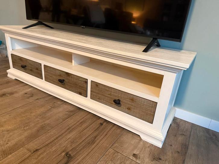 Tv meubel, Huis en Inrichting, Kasten | Televisiemeubels, Zo goed als nieuw, Minder dan 100 cm, 100 tot 150 cm, 25 tot 50 cm, Overige houtsoorten