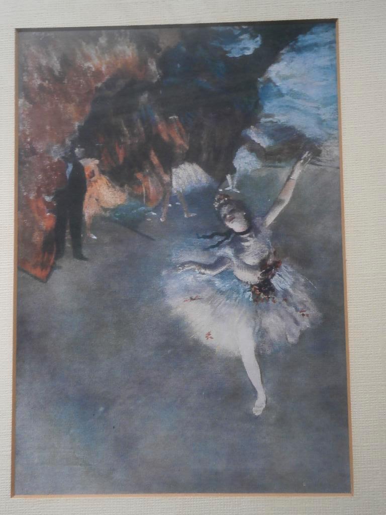 Edgar Degas, "" DE STER "", Ingel Prent en Grote Prent, Gebruikt, Ophalen of Verzenden, Voor 1940, Prent