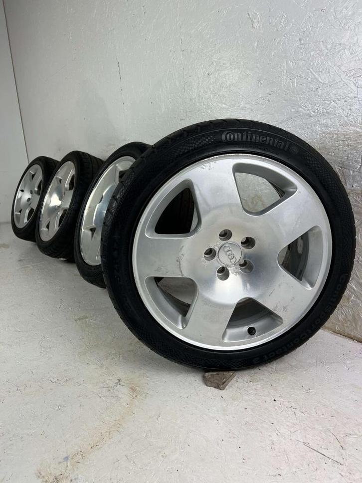 Originele Audi TT velgen 17" 5x100 zomer parabool monoblock, Auto-onderdelen, Banden en Velgen, Banden en Velgen, Zomerbanden