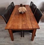 Nette eetkamertafel met 6 stoelen!, Huis en Inrichting, Complete eetkamers, Ophalen, Zo goed als nieuw
