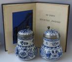 Zeldzaam: 2 bierbekers Soc. Phoenix Delft Porceleyne Fles, Ophalen of Verzenden