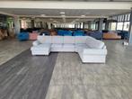 ✅️ GEREINIGD U-bank taupe 165x350x280 | GRATIS LEVERING, Hoekbank, 300 cm of meer, Ophalen of Verzenden, Zo goed als nieuw