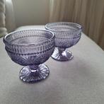 Vintage IJscoupes / Snoep Schaaltjes, Overige kleuren, Ophalen of Verzenden, Minder dan 50 cm, Glas
