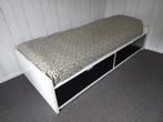 Bed 90x200 (IKEA FLAXA), Ophalen, 90 cm, Eenpersoons, Wit