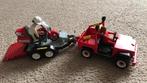 Playmobil jeep met oplegger, Ophalen of Verzenden, Gebruikt