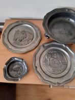 Tinnen borden lepels, Antiek en Kunst, Antiek | Tin, Ophalen of Verzenden