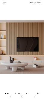 Akoestische wandpanelen 7 x licht Eiken, Huis en Inrichting, Ophalen