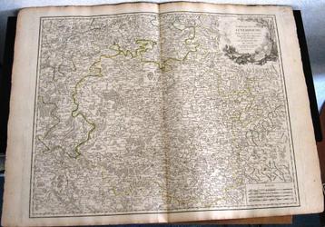 K10 kaart Carte du Duche Luxembourg 1753 Vaugondy Luxemburg beschikbaar voor biedingen