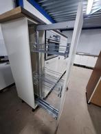 Complete keuken Compleet met APP 120Keukens op voorraad 2778, Wit, Hoekkeuken, Ophalen of Verzenden, Zo goed als nieuw