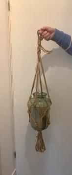 Groene vaas, Ophalen, Minder dan 50 cm, Groen, Glas