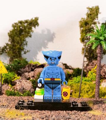 Lego X-Men Beast Minifiguur beschikbaar voor biedingen