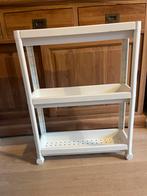 IKEA VESKEN kastje op wielen - Wit, Ophalen, Zo goed als nieuw