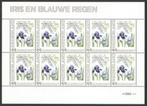 Bloemen op postzegels: Iris en Blauwe Regen, Postzegels en Munten, Postzegels | Nederland, Na 1940, Ophalen of Verzenden, Postfris