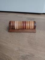 Vintage servetringen hout, Huis en Inrichting, Ophalen of Verzenden, Gebruikt