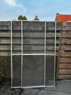 Voliere panelen aluminium 102x200, Dieren en Toebehoren, Vogels | Hokken en Kooien, Ophalen, Zo goed als nieuw, Aluminium, Volière