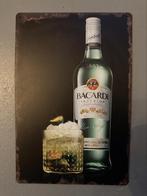 Bacardi  Rum bord. 30 bij 20 metaal, Ophalen of Verzenden, Zo goed als nieuw