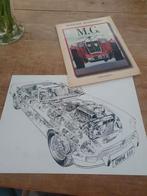 MG 1987 oldtimer boek met poster, Ophalen of Verzenden, Auto's