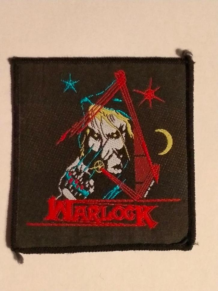 Warlock Doro Pesch metal hardrock vintage kleding embleem, Verzamelen, Muziek, Artiesten en Beroemdheden, Gebruikt, Ophalen of Verzenden