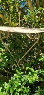Mooie metalen muur console /wandhanger (brocante), Tuin en Terras, Ophalen of Verzenden, Gebruikt